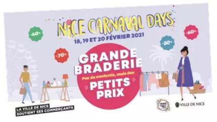 Nice : pas de carnaval mais une grande braderie !