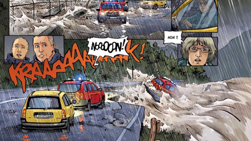 Un an après, une bande dessinée revient sur le drame de la tempête Alex Un an après, une bande dessinée revient sur le drame de la tempête Alex